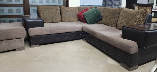 L Shaped 7 seater Customized Sofa
