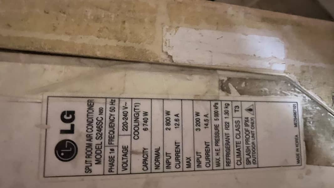 LG split Ac 1