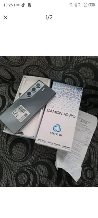 Tecno CAMON 40 Pro8+8 stroge 256gb go