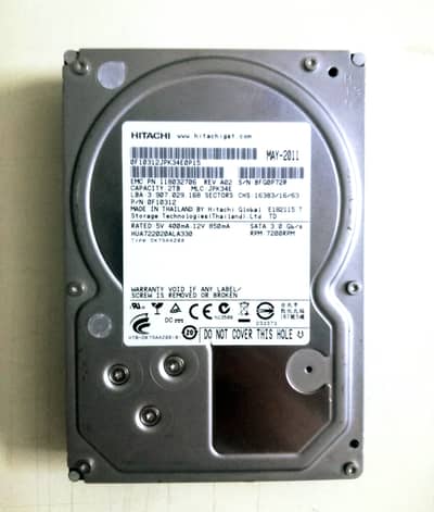 Hitachi 2TB 7200RPM SATA Hard Drive