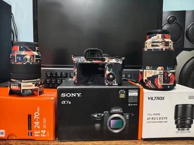 Sony A7 III 10/10   Shutr 140k only photo use. + lenses