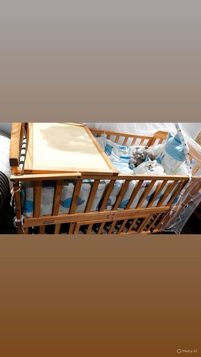 Zubaida's Almost Brand new Baby cot