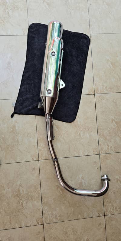 Yamaha YBR 125 Full chrome original Exhaust