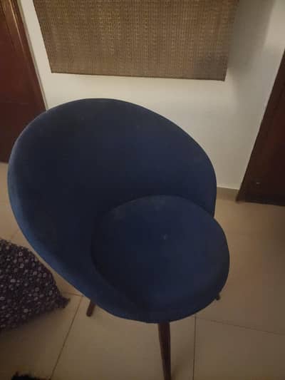 blue chairs 360 rotating 4 chairs