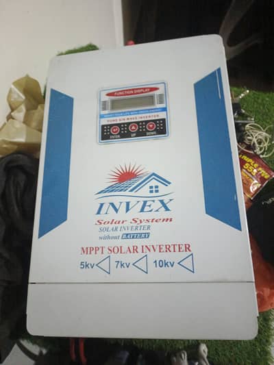 Desi inverter 7kw bilkul new condition 10/10 just bye and use