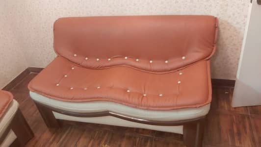 Just as new sofa set only polish required