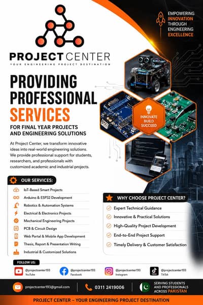 Engineering projects consultancy and services (FYP)