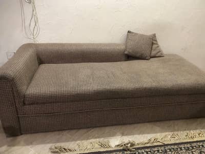 sofa brown dewan