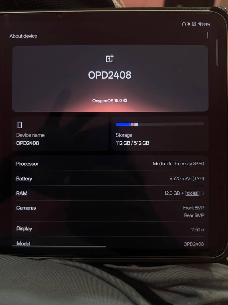 One plus pad 3 2