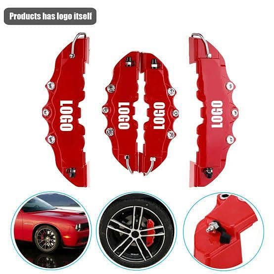 Universal Brake Caliper Covers Medium Size 2pcs Set