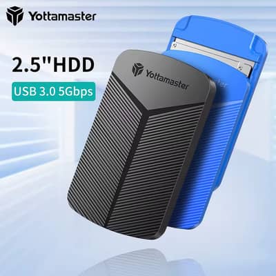 Yottamaster 2.5inch HDD/SSD Enclosure - SATA to USB 3.0 Type-c Case