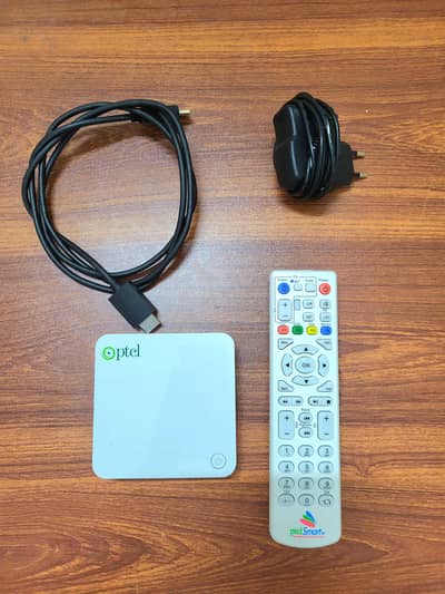 UNLOCKED PTCL Android TV Box YouTube Netflix , Remote + HDMI + Adapter