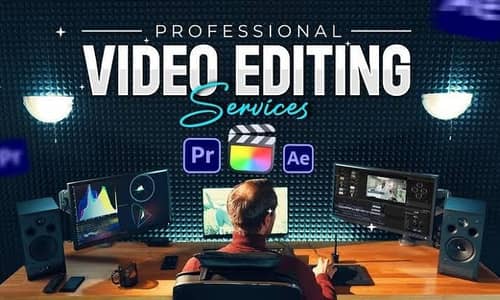 I am a professional video editor and graphic designer