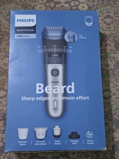 Philips Beard Trimmer BT7670 Open Box 100% Brand New Zero day use