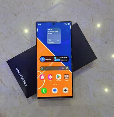 Samsung S23 Ultra 256/12GB Ram with box for sale