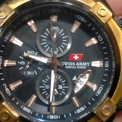 swiss army watch cronograph