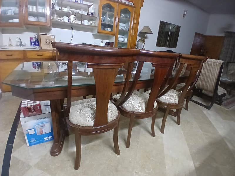 8 seater Dining Table Solid Wood 4
