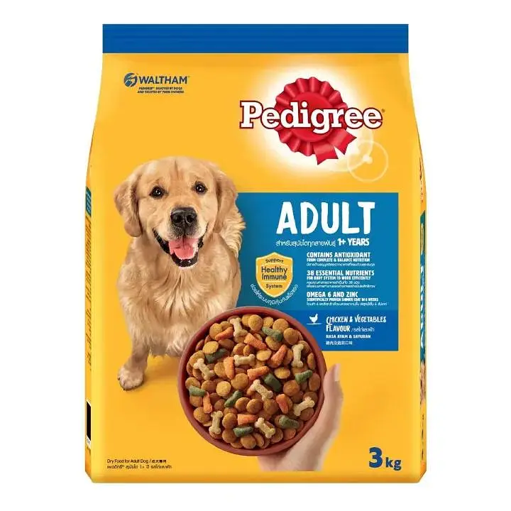 edigree Chicken & Vegetables, Adult Dog Food 3KG — photo 2