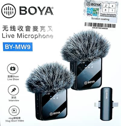 Dual Wireless Mic. . BOYA BY-MW9