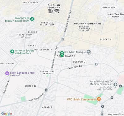 744 Sq. Yards Next to Corner House Available for Sale in DOHS Phase 1, Malir Cantt