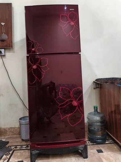 refrigerator new condition 10 by 10 with warranty card