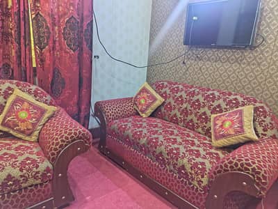 Sofa Set | 6 Seater Wooden | Wooden| Premium