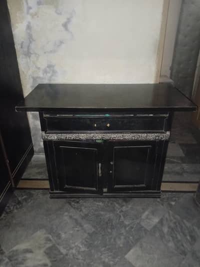 iron stand table frame makeup box