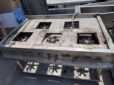 4 & 5 burner stove