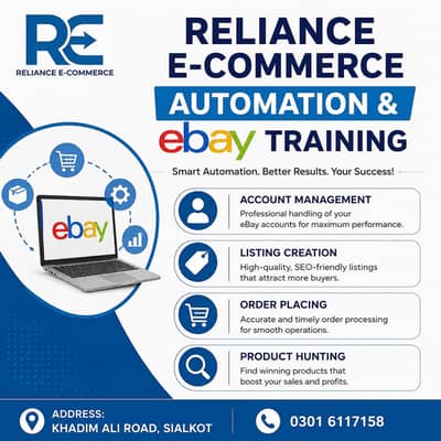 EBay Selling Training + Job only Sialkot