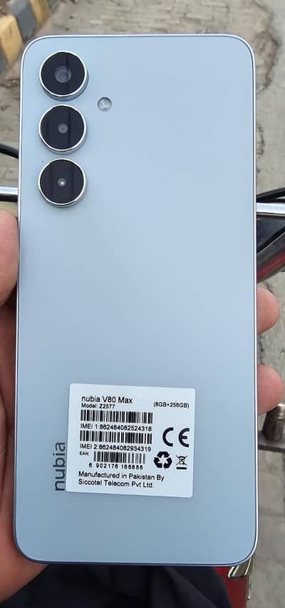 Nubia V80 max brand new just 1 hr use urgent sale