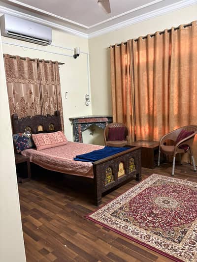 Vip Ac Furnished room available in G11/1 for lady