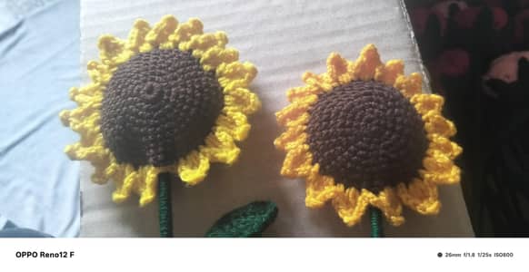hand made crochet flower