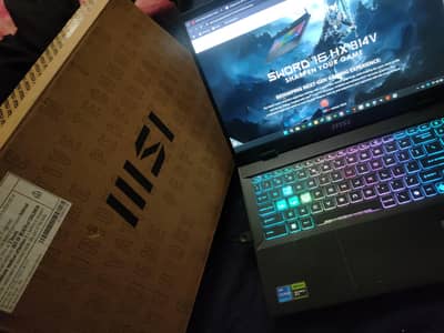 msi sword 16 hx b14vfkg gaming laptop ( price is negotiable )