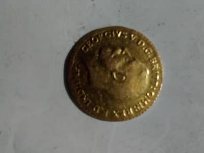 King George V Gold Sovereign coin