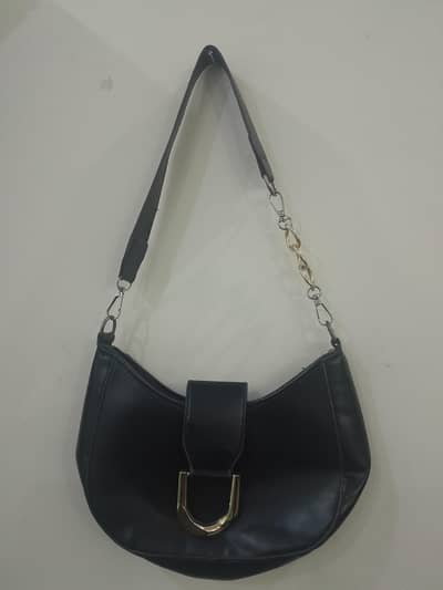 leather hand bag