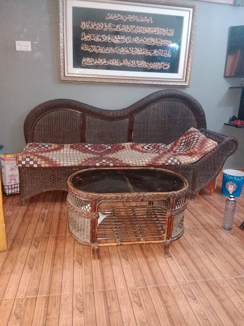 Cane Sofa Set 0