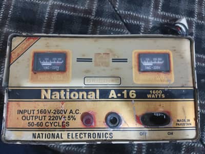 stabilizers 1600/w national company