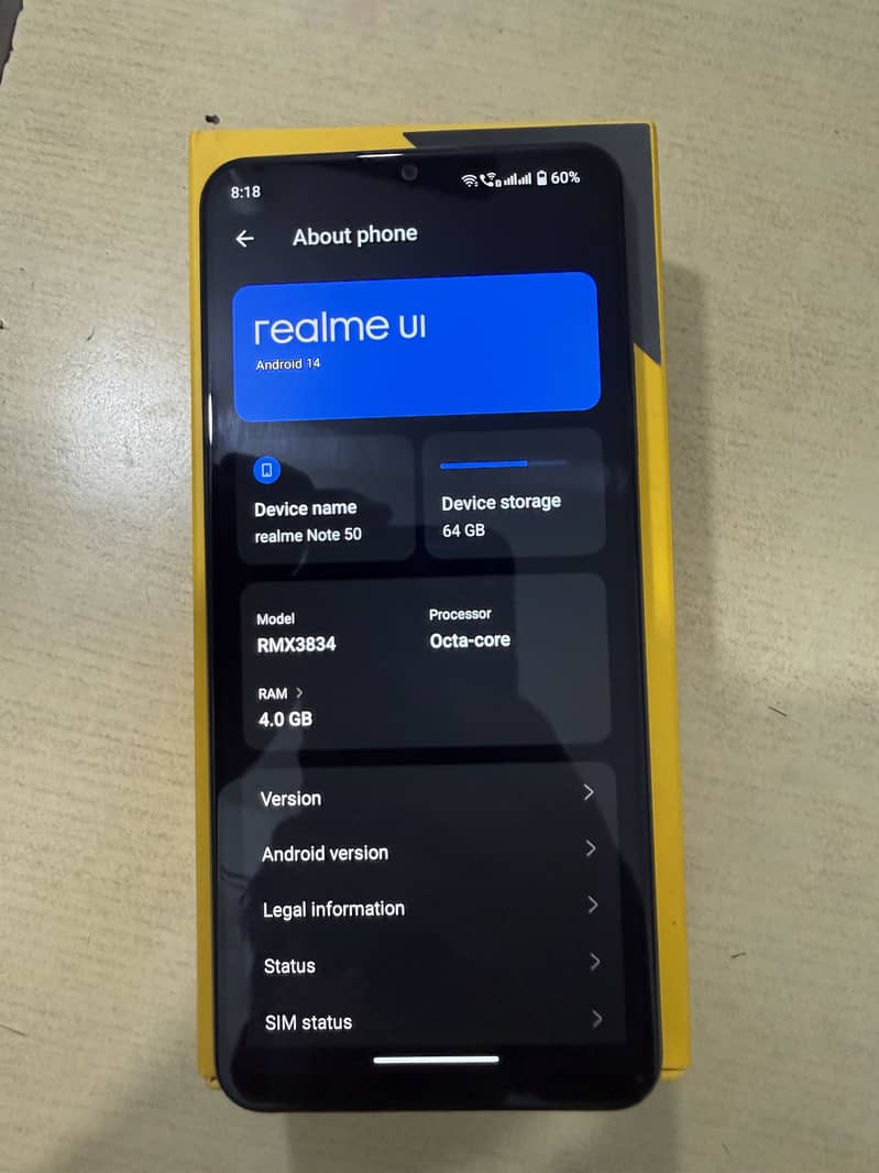 Realme Note 50 3