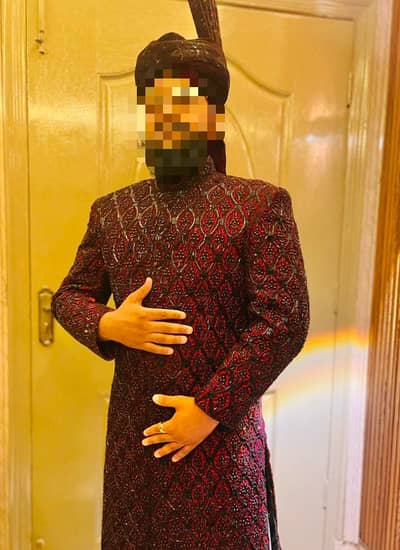 Cut dana Sherwani only 1 time use like brand new