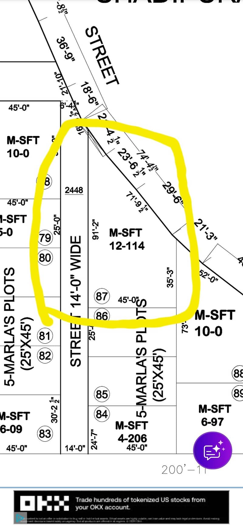 7.5 marla corner plot 10 month payment time 2