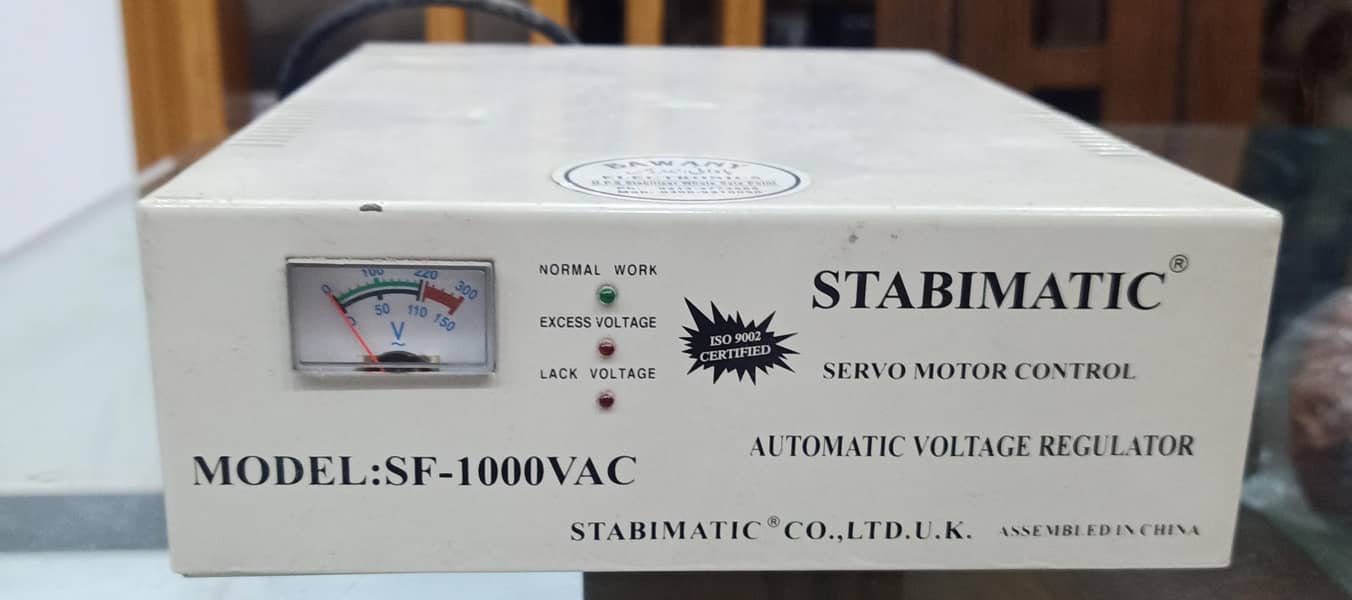 STABIMATIC AUTOMATIC VOLTAGE REGULATOR Stabilizer 0