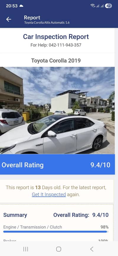 Toyota Corolla Altis 2019