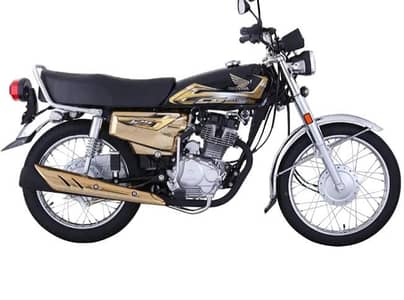 Honda cg 125 gold black