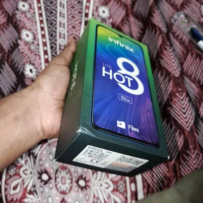 Infinix Hot 8 Lite With Full Box