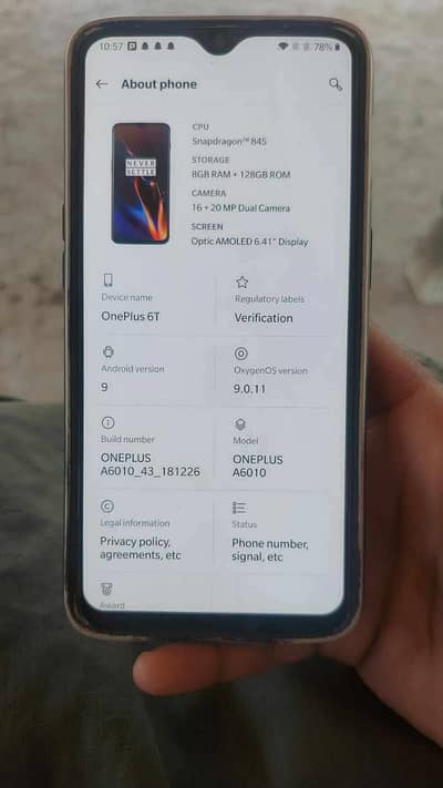 One Plus 6T