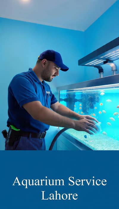 Professional Fish TanK servic Aquarium set up care _Lahore
