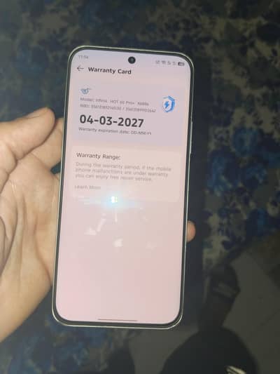 Infinix hot60pro plus 256gb with box