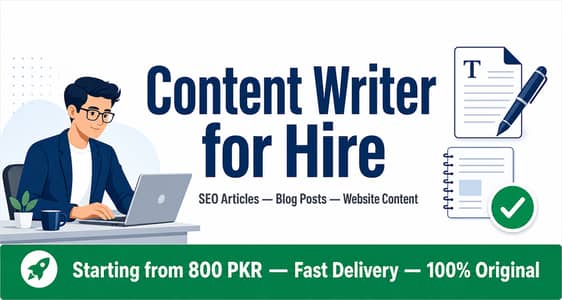 Professional Content Writer — SEO Articles, Blog Posts, Website Conten