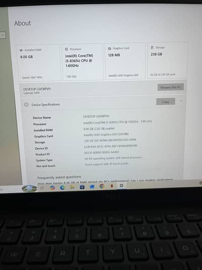 Dell latitude 5400