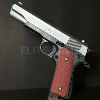 Silver Colt M1911 Airsoft Toy Gun
